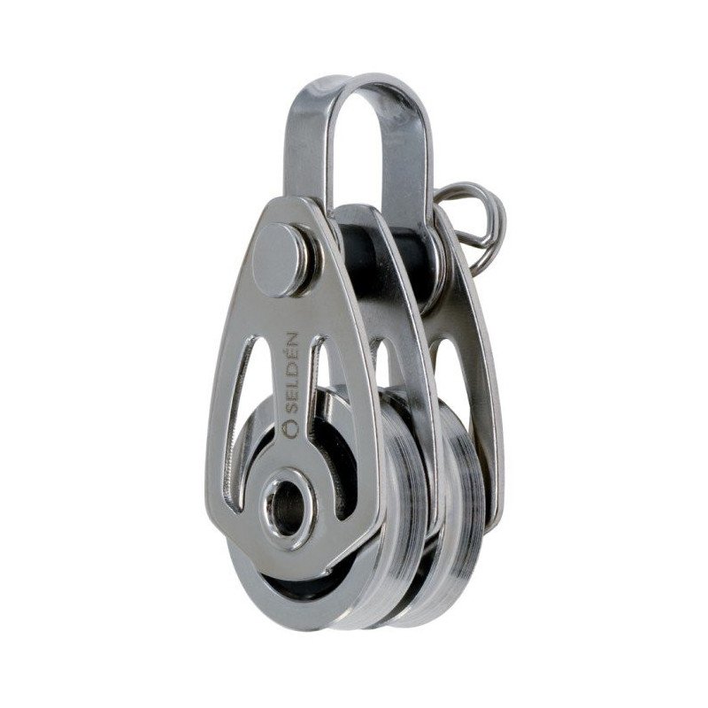 Selden 25mm Double High Load Block with Pin/Shackle: Part No. 402-201-08R