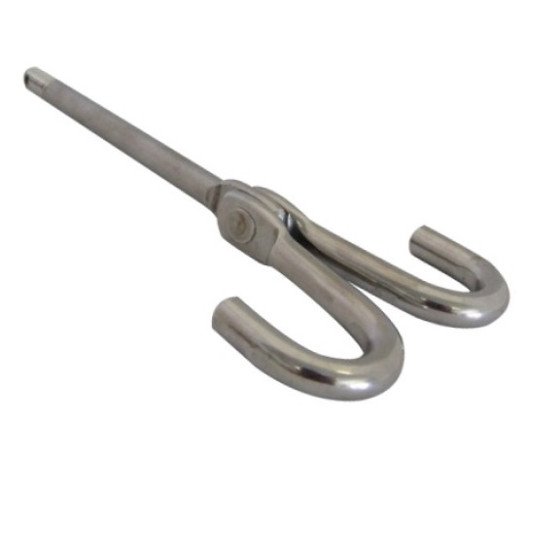Gooseneck Pin With Reefing Horns