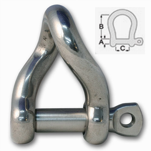 Forged Twisted Shackle Forged Twisted Shackle