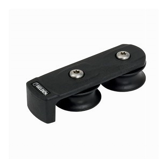 Deck Organizer 2X Ø40mm Sheaves