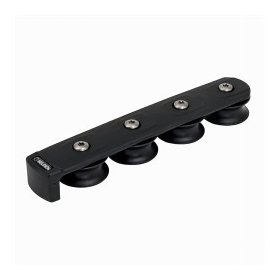 Deck Organizer 4X Ø50mm Sheaves