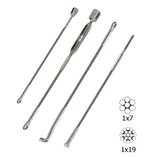 Compacted Strand Wire Rigging (3-12mm) Compacted Strand Wire Rigging (3-12mm)