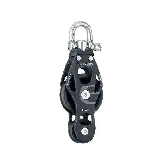 Harken 45 mm Aluminum Element Fiddle Block - Swivel | 45 mm | 6232