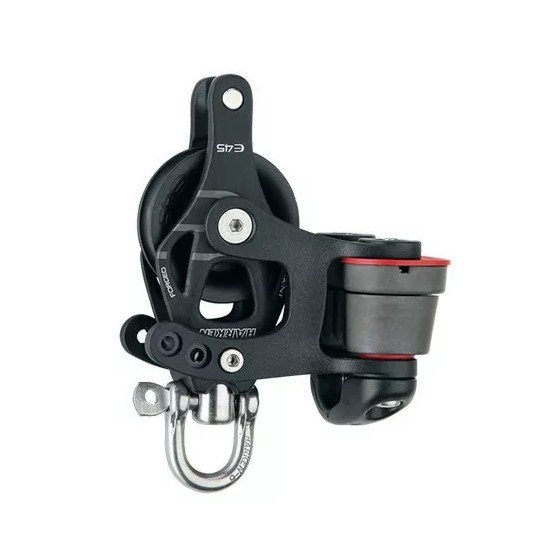 45 mm Aluminum Element Block - Swivel, Becket, Cam Cleat