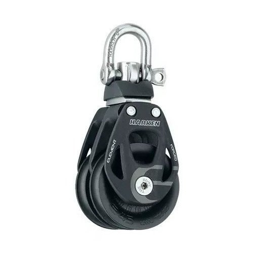 45 mm Aluminum Element Double Block - Swivel