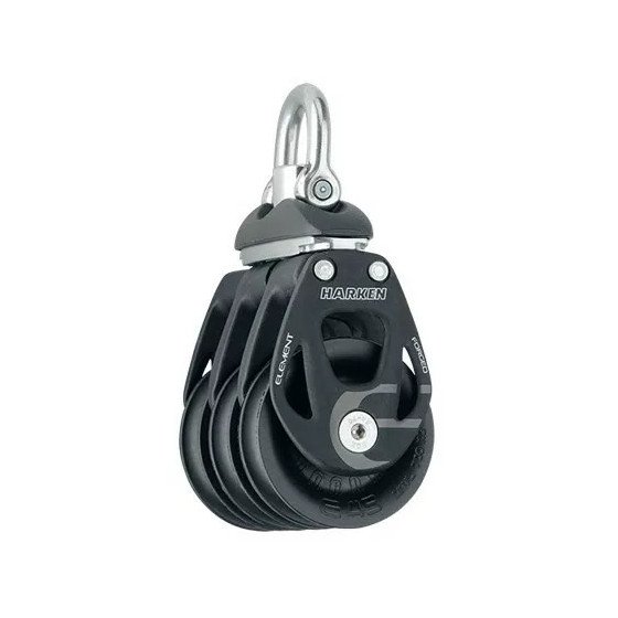 45 mm Aluminum Element Triple Block - Swivel