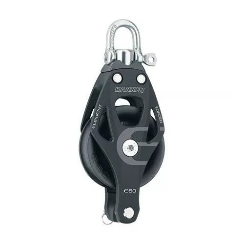 Harken 60 mm Aluminum Element Block - Swivel, Becket | 60 mm | 6261