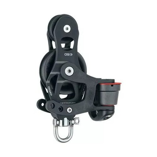 Harken 60 mm Aluminum Element Fiddle Block - Swivel, Cam Cleat | 60 mm | 6265