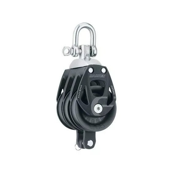 Harken 60 mm Aluminum Element Triple Block - Swivel, Becket | 60 mm | 6273