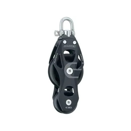 Harken 80 mm Aluminum Element Fiddle Block - Swivel | 80 mm | 6292