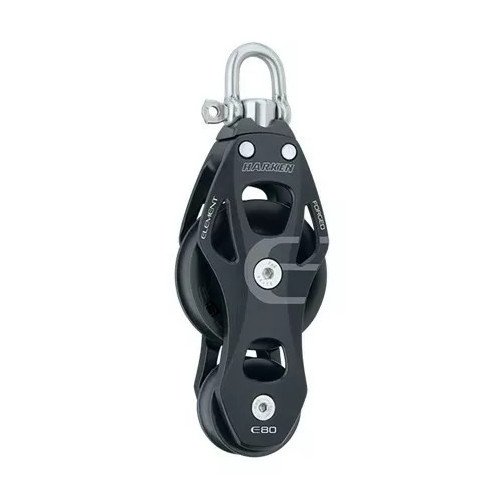 Harken 80 mm Aluminum Element Fiddle Block - Swivel | 80 mm | 6292