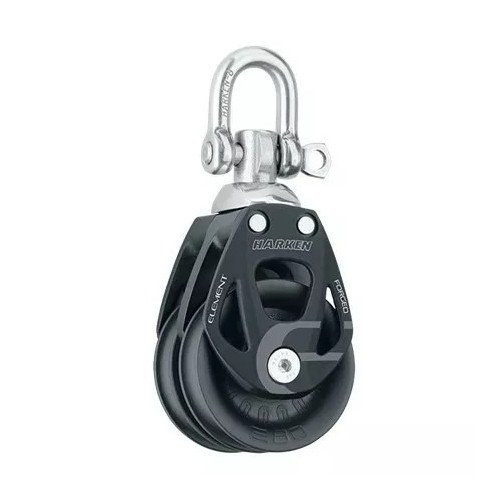 Harken 80 mm Aluminum Element Double Block - Swivel | 80 mm | 6296