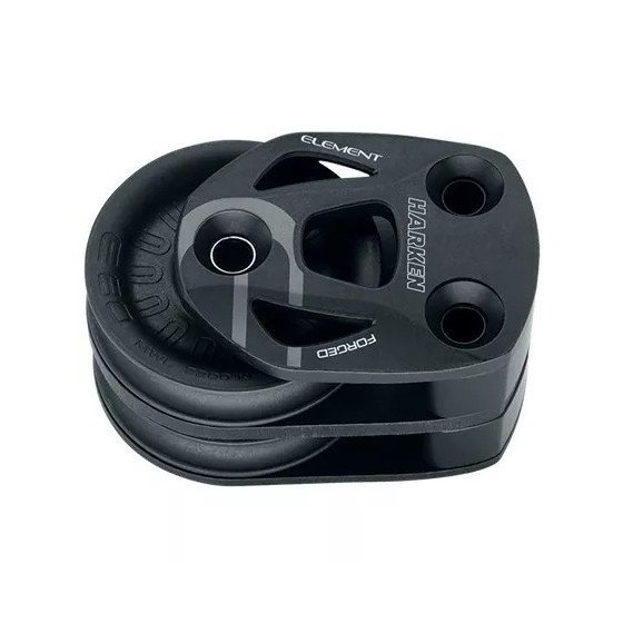 Harken 80 mm Aluminum Element Footblock - Double | 80 mm | 6298