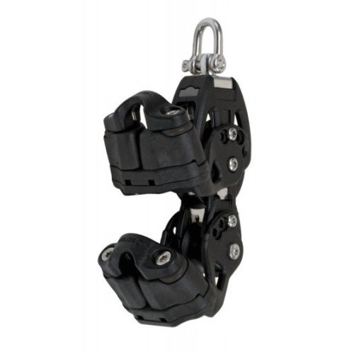 60 mm Plain Bearing Block - Twin-Cam for endless furling line
