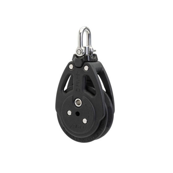 A60 - 60 mm Automatic Ratchet block, Single, Swiveling/Fixed