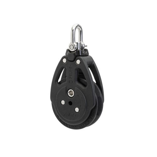 A60 - 60 mm Automatic Ratchet block, Single, Swiveling/Fixed