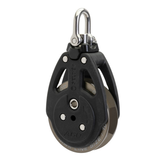A60+ - 60 mm Automatic Ratchet Block with Aluminium Sheave