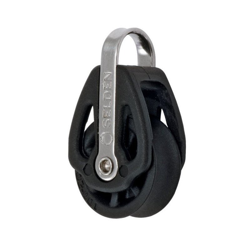 20mm Single Strap Block - Plain Bearing