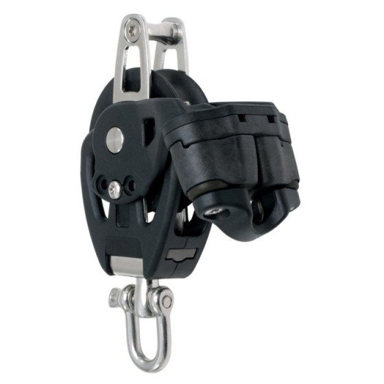 60mm Single Block + Becket + Cam Cleat - Plain Bearing