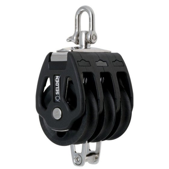 60mm Triple Block + Becket - Plain Bearing
