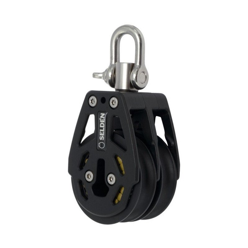 60mm Double Block + Swivel - Roller Bearing 60mm Double Block + Swivel - Roller Bearing